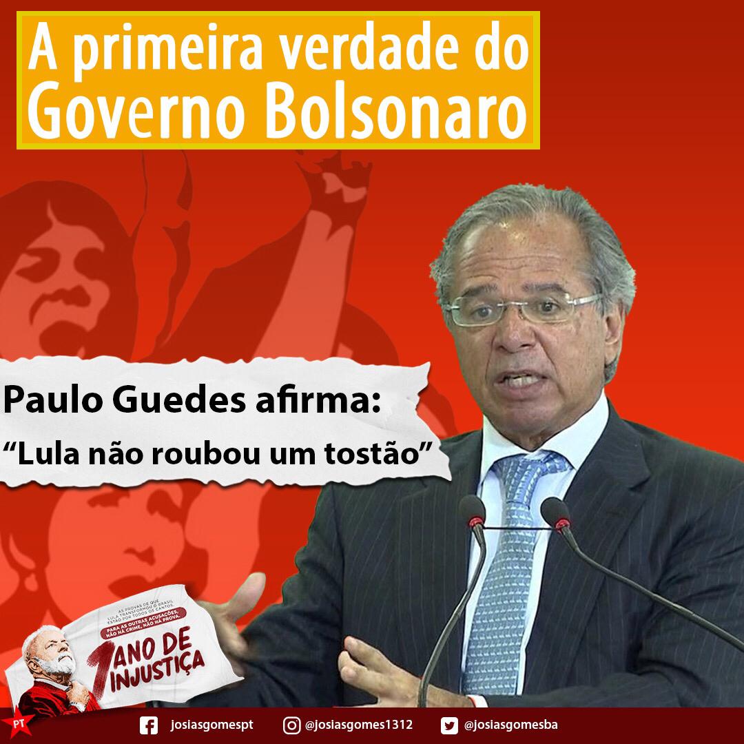 Paulo Guedes Defende A Inocência De Lula