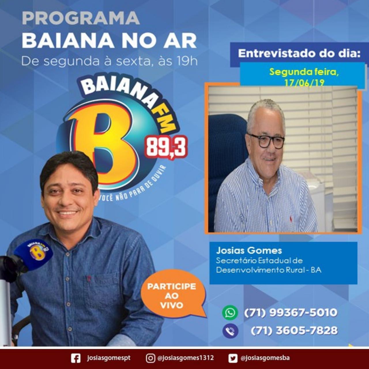 Entrevista Na Rádio Bahia FM!
