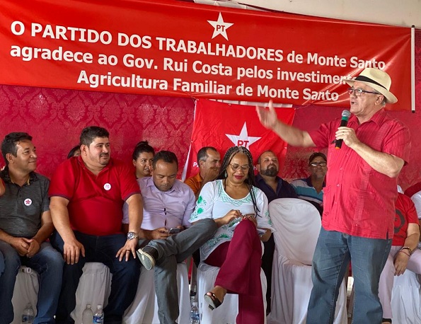 Monte Santo: Josias Gomes Participa De Plenária Do PT Reunindo Mais De 1.000 Militantes