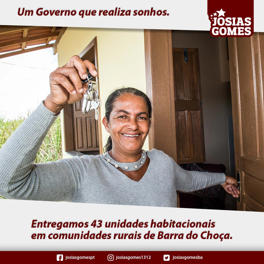 Barra Do Choça: 43 Famílias Recebem A Casa Própria!