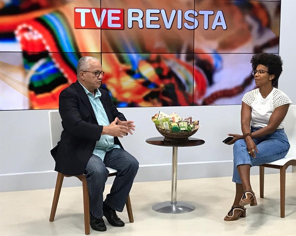 Secretário Josias Gomes é Entrevistado Na TVE Para Divulgar A Feira Baiana Da Agricultura Familiar