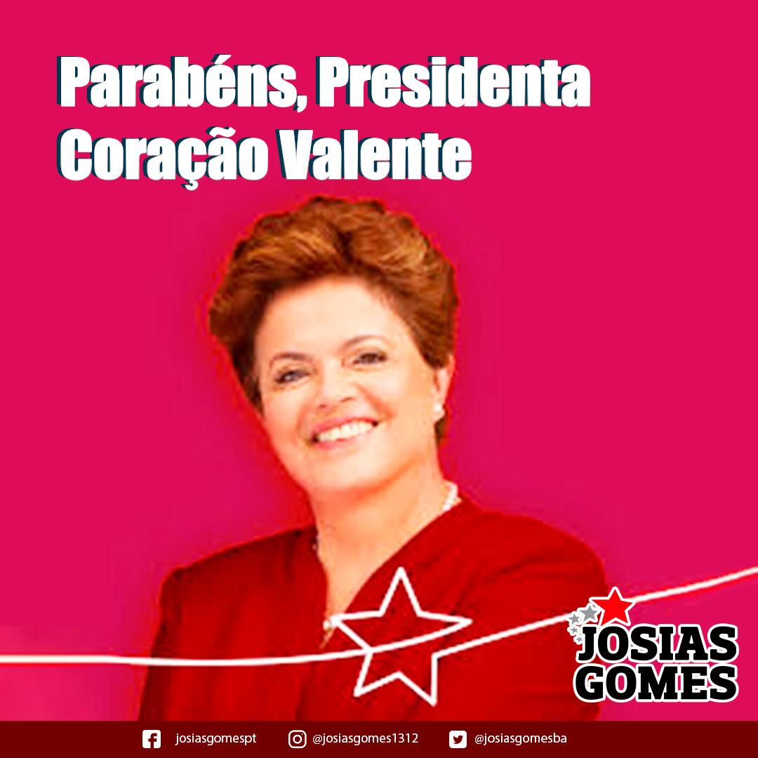 Parabéns Dilma!