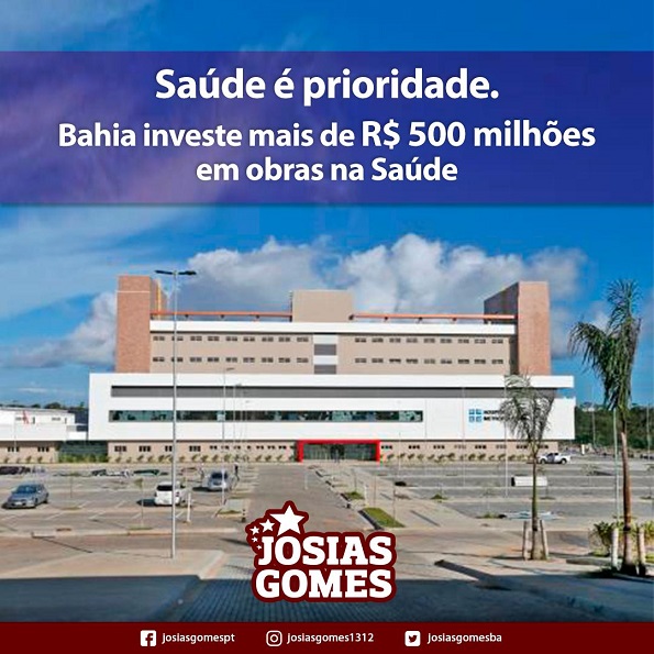 Bahia é Estado Modelo Na área Da Saúde!