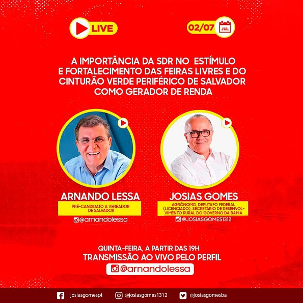 Live Com O Companheiro Arnando Lessa!