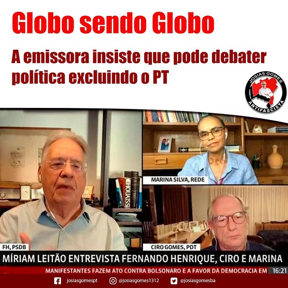 TV Globo Exclui Participação Do PT Em Programas E Debates