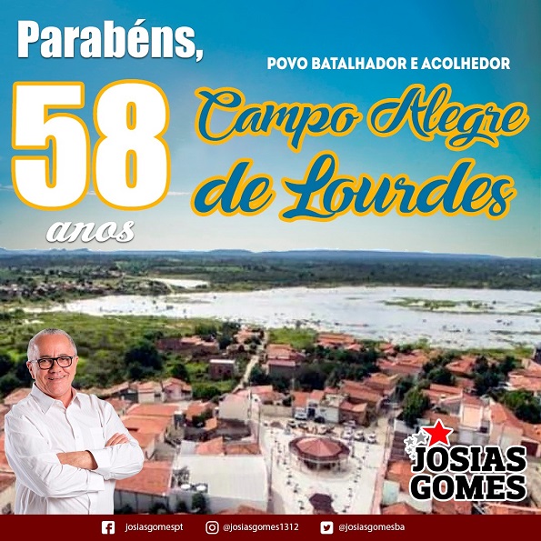 Parabéns Campo Alegre De Lourdes!