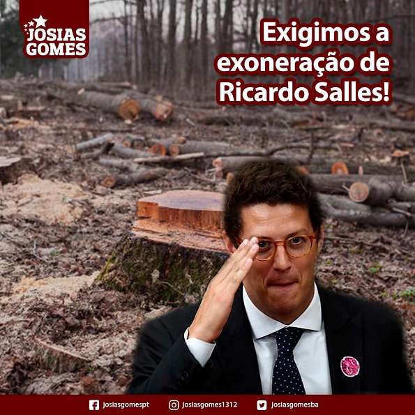 A Queda Do Ministro Da Destruição Ricardo Salles é Urgente!