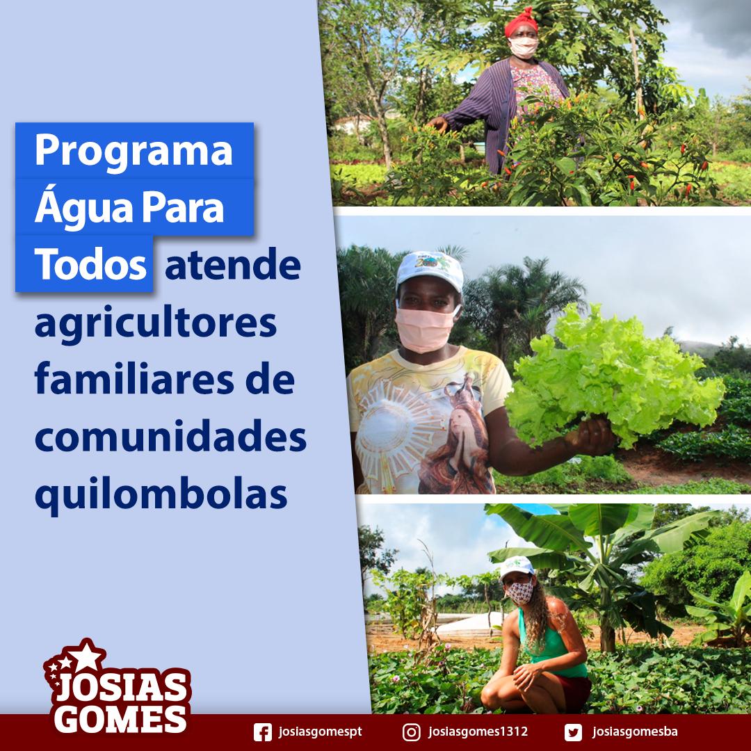 Programa Água Para Todos Beneficia Mais 135 Famílias De Comunidades Quilombolas!