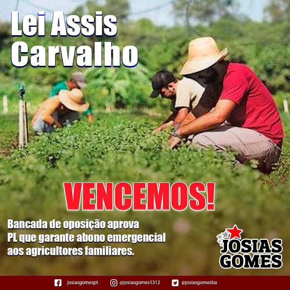 Lei Assis Carvalho: Uma Vitória Da Agricultura Familiar!
