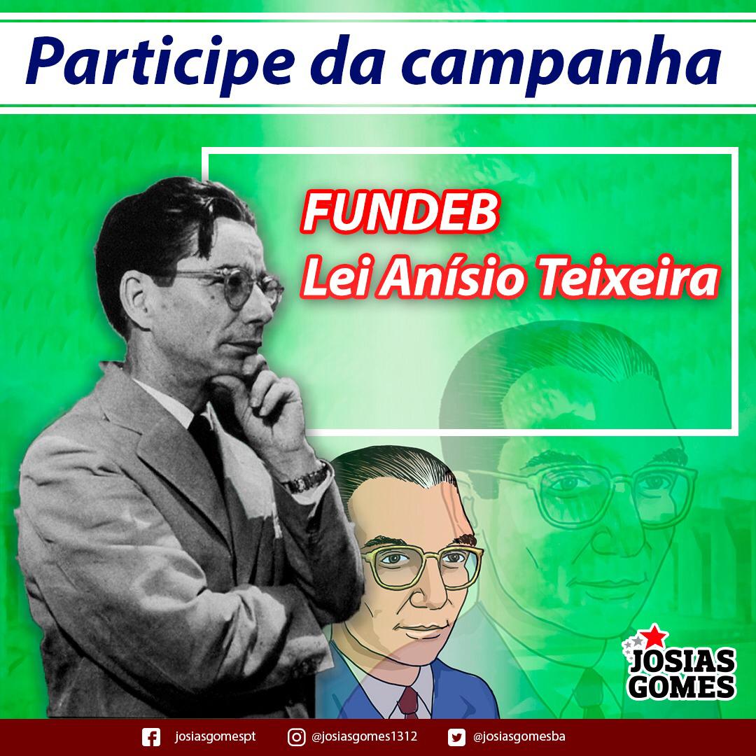 Novo Fundeb – Vamos Homenagear Anísio Teixeira!