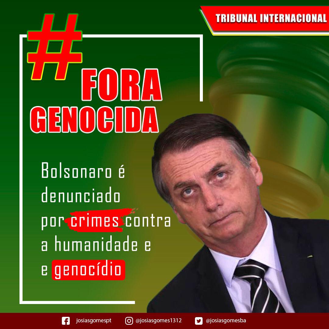Bolsonaro é Denunciado Por Crimes Contra A Humanidade E Genocídio No Tribunal Penal Internacional