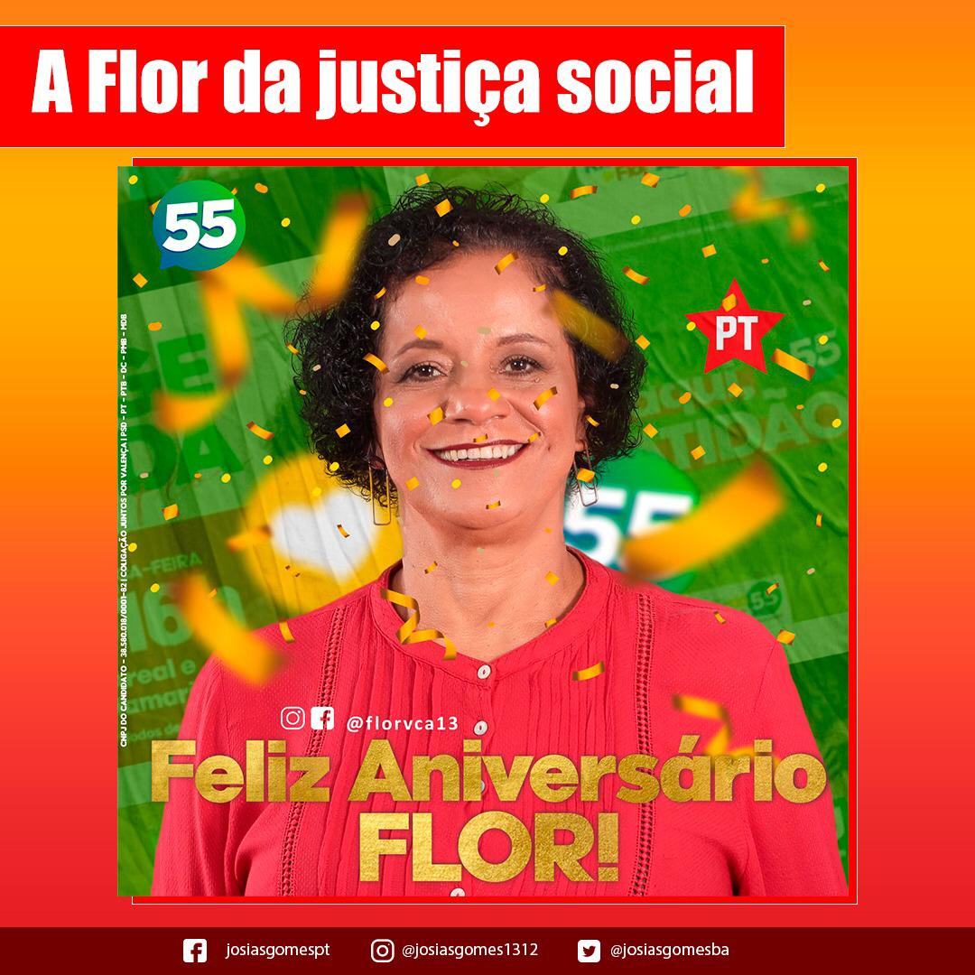Parabéns Companheira Flor!