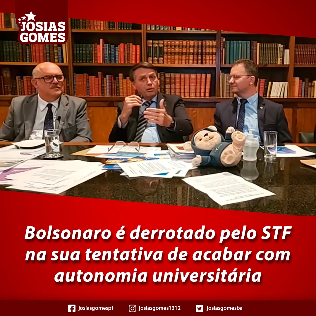 STF Derrota Bolsonaro Na Escolha Dos Reitores De Universidades!