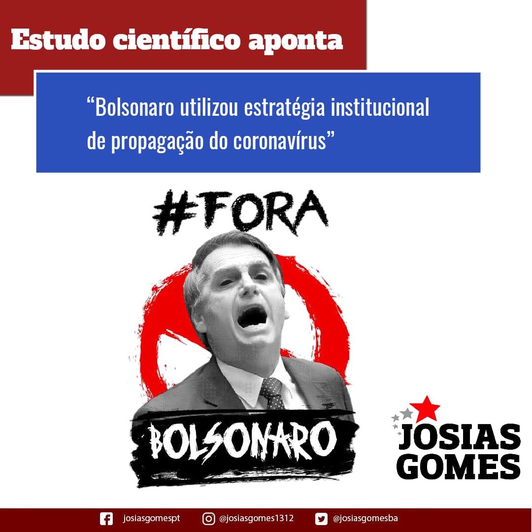 Bolsonaro Orquestrou Uma Estratégia Institucional De Propagação Do Coronavírus!