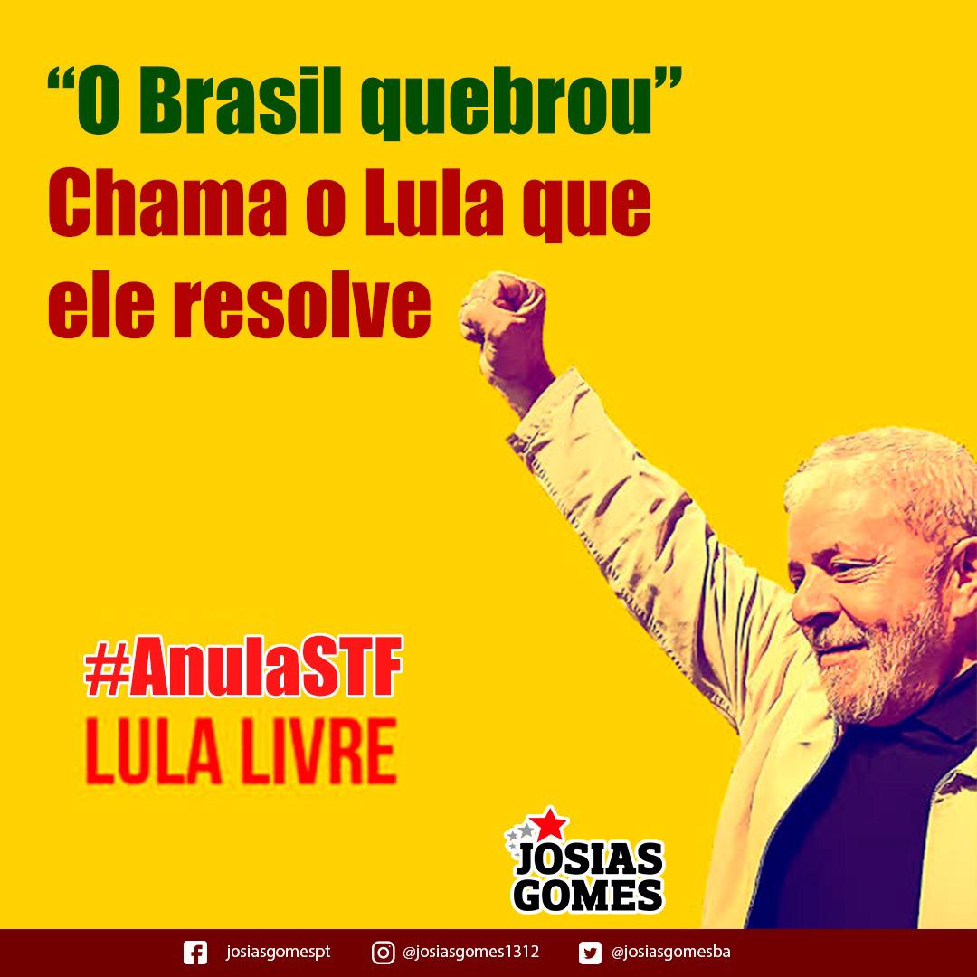 Lula é O Homem Capaz De Reerguer O Brasil!