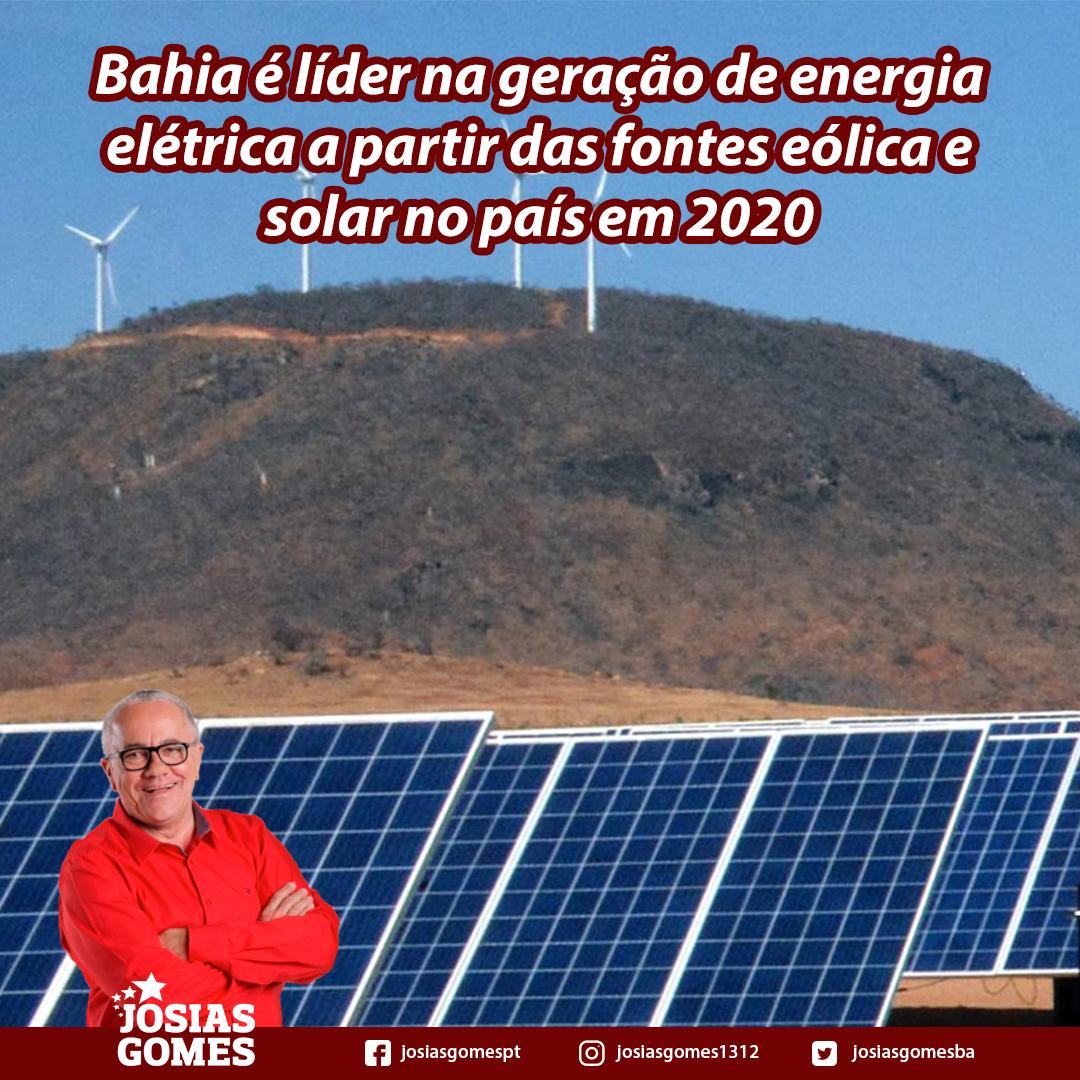 Bahia Segue Líder Na Produção De Energia Limpa E Renovável!
