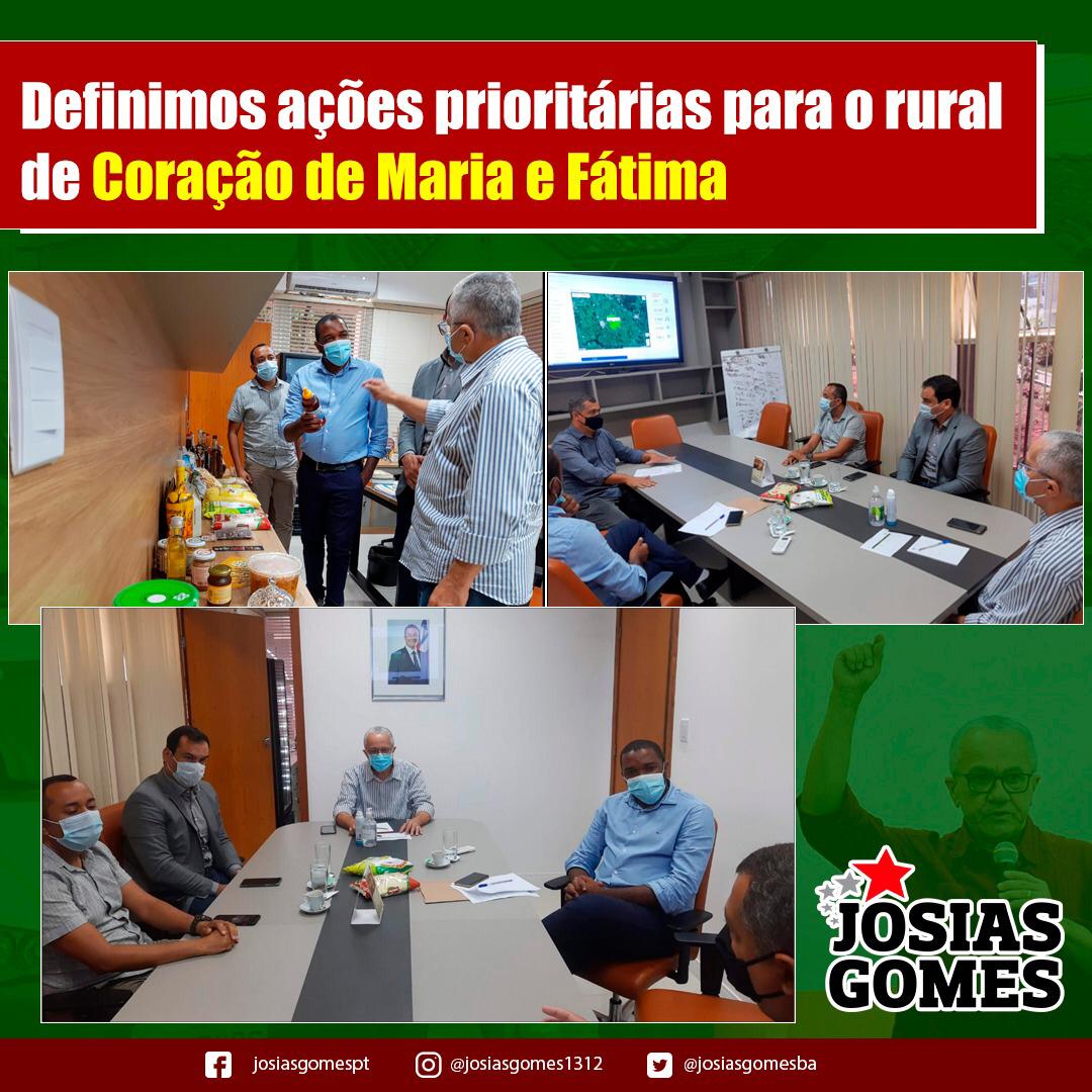 SDR Incentiva Produção Rural De Coração De Maria E Fátima!