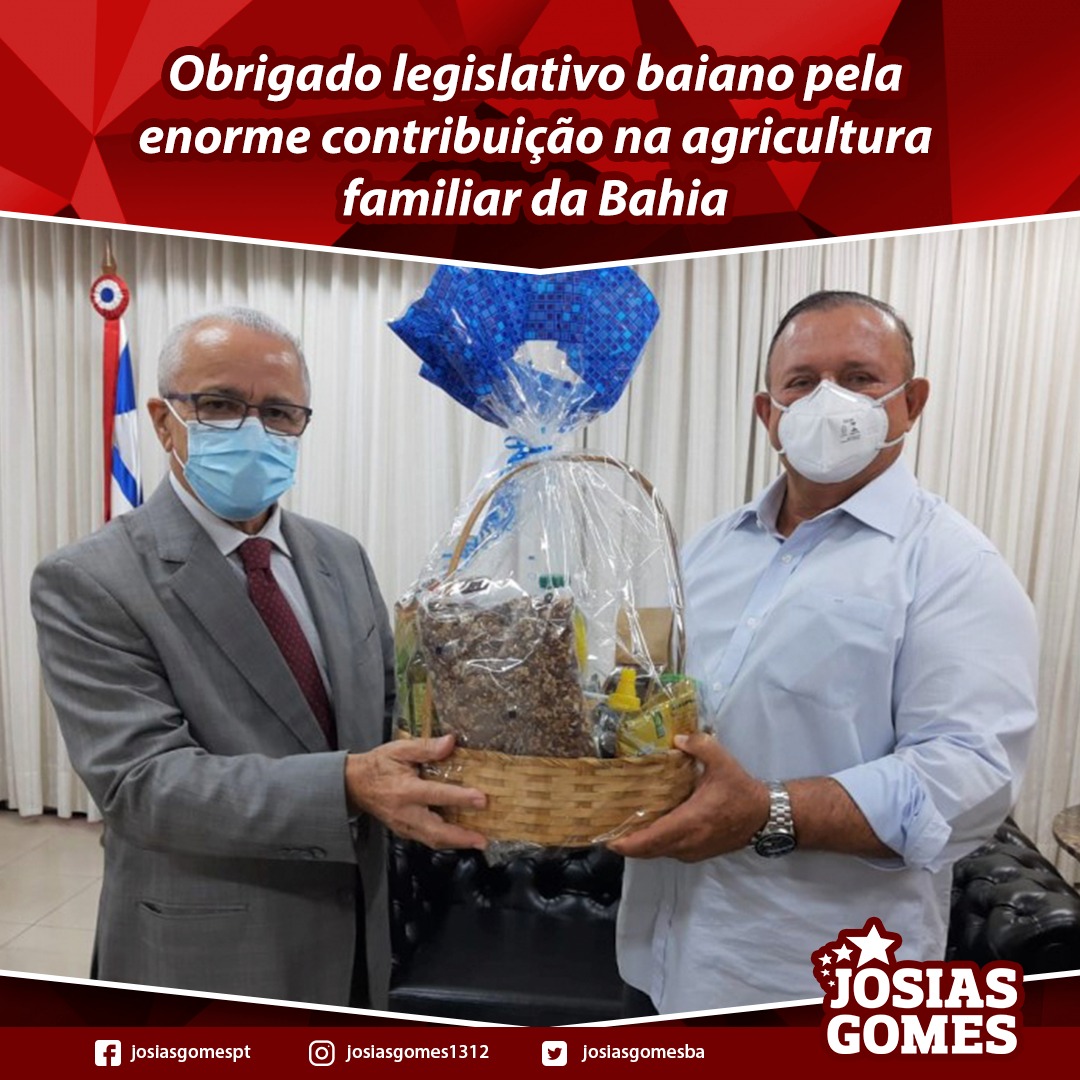 O Poder Legislativo Baiano Dá Enorme Contribuição à Agricultura Familiar!