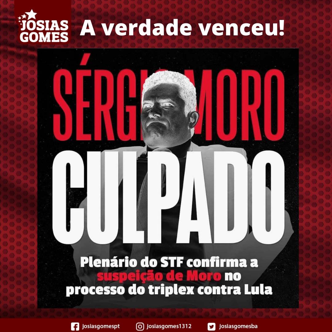 STF Confirma A Parcialidade E Suspeição Do Mafioso Sergio Moro!