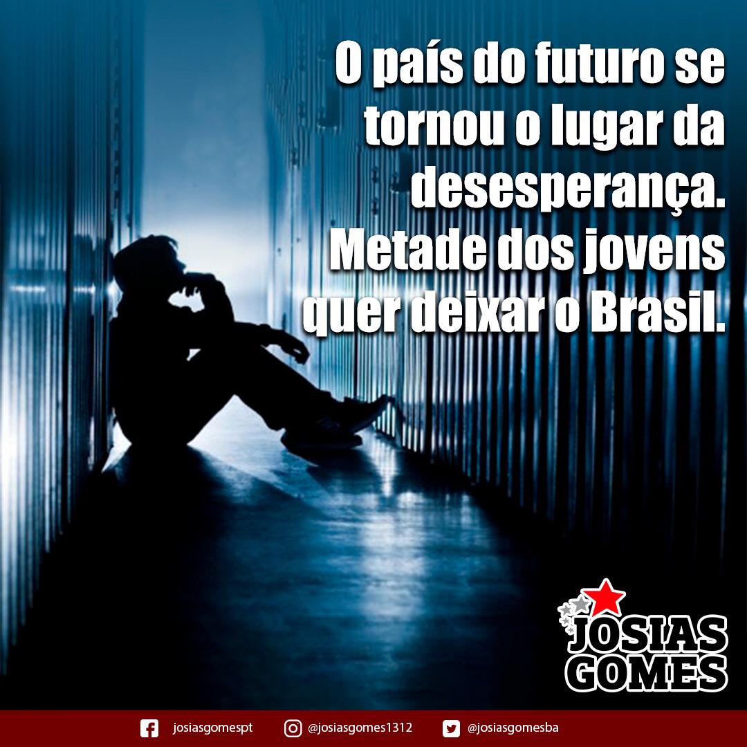 Jovens Querem Deixar O O Brasil Por Falta De Perspectivas!