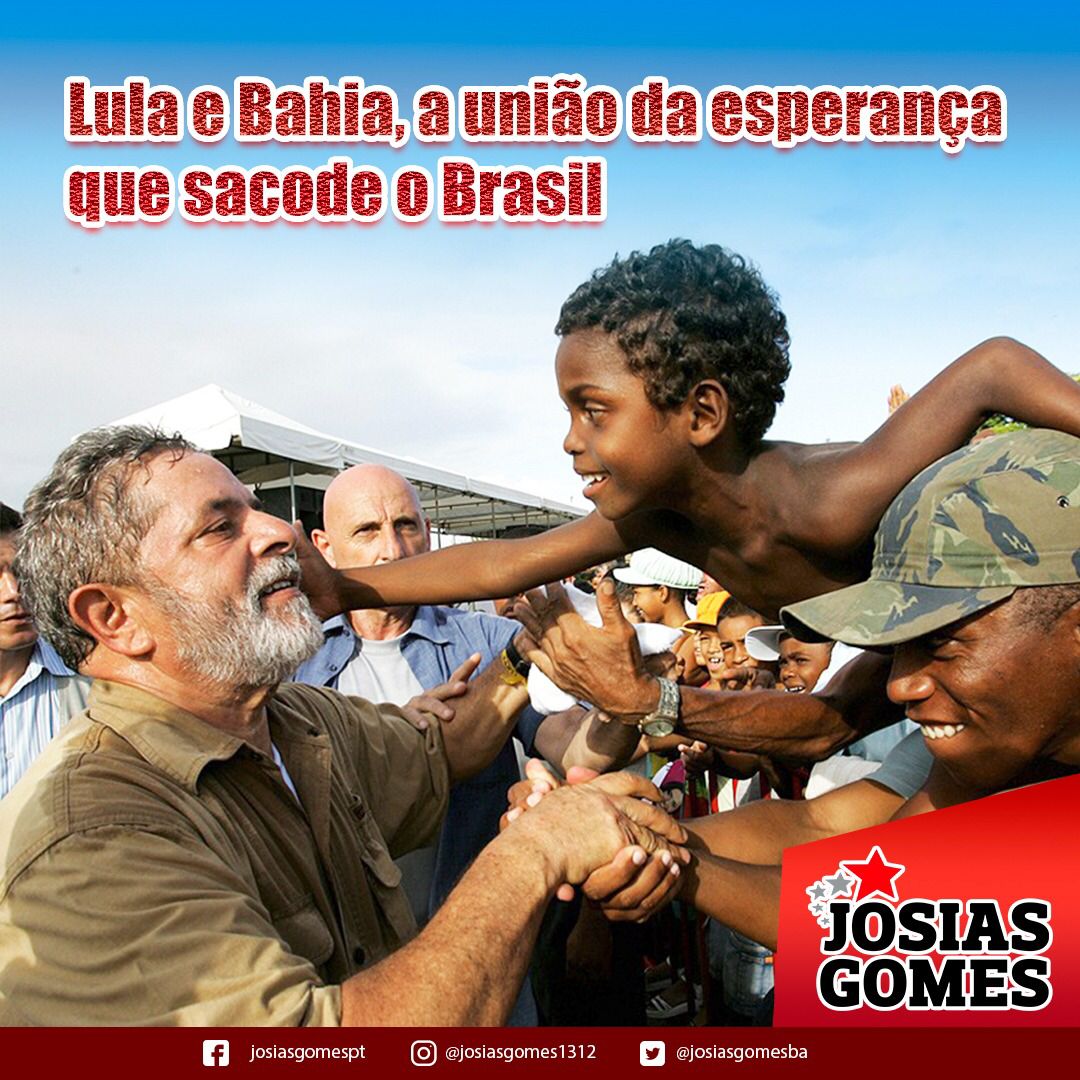 Lula Na Bahia Traz Sua Esperança E Coragem Pra Mudar O Brasil!
