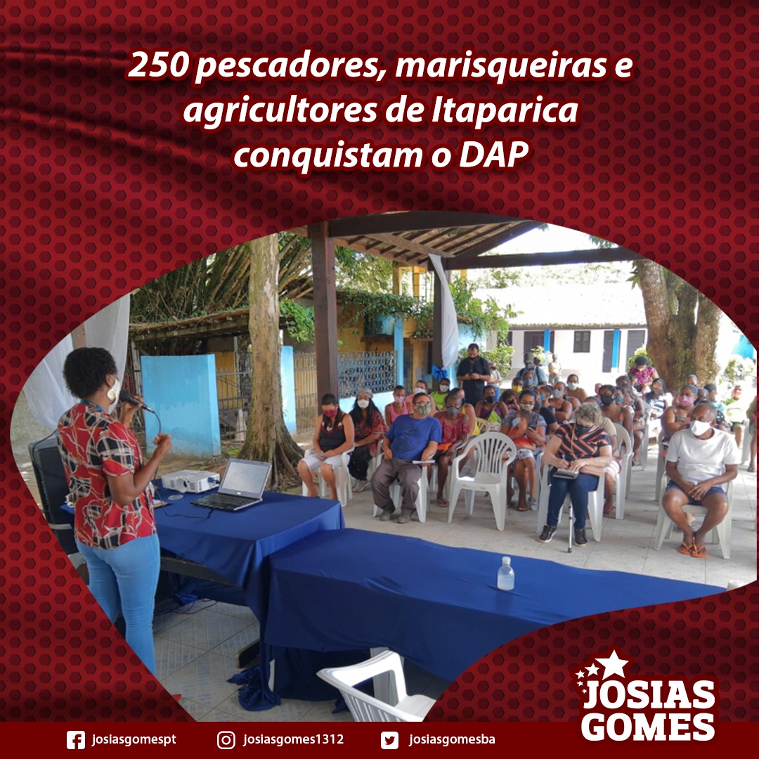 250 Pescadores, Marisqueiras E Agricultores De Itaparica Conquistaram O DAP!