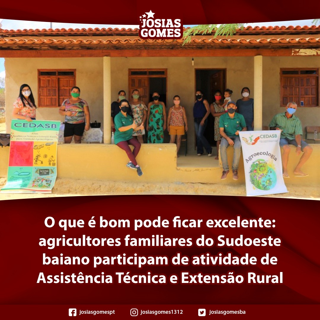 ATER Agroecologia Beneficia Agricultores Familiares Do Sudoeste Baiano!