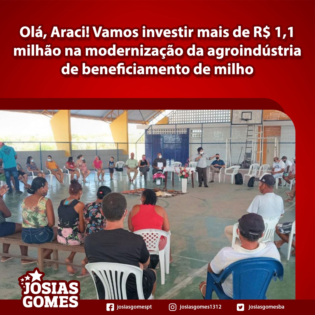 Araci: Governo Do Estado Investe Mais De R$ 1,1 Milhão Na Comunidade De Caldeirão!