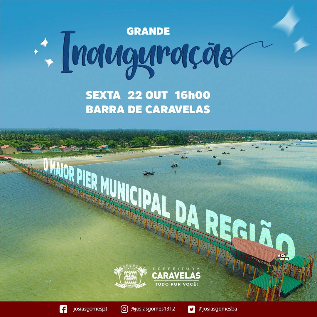 Caravelas Inaugura O Maior Pier Municipal Da Região!