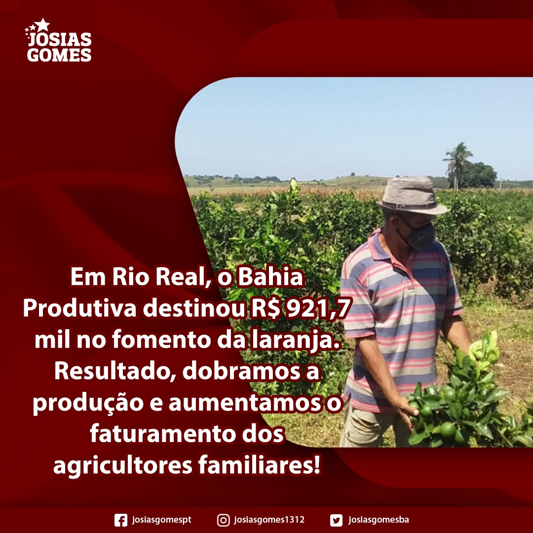 Bahia, Terra Da Agricultura Familiar!