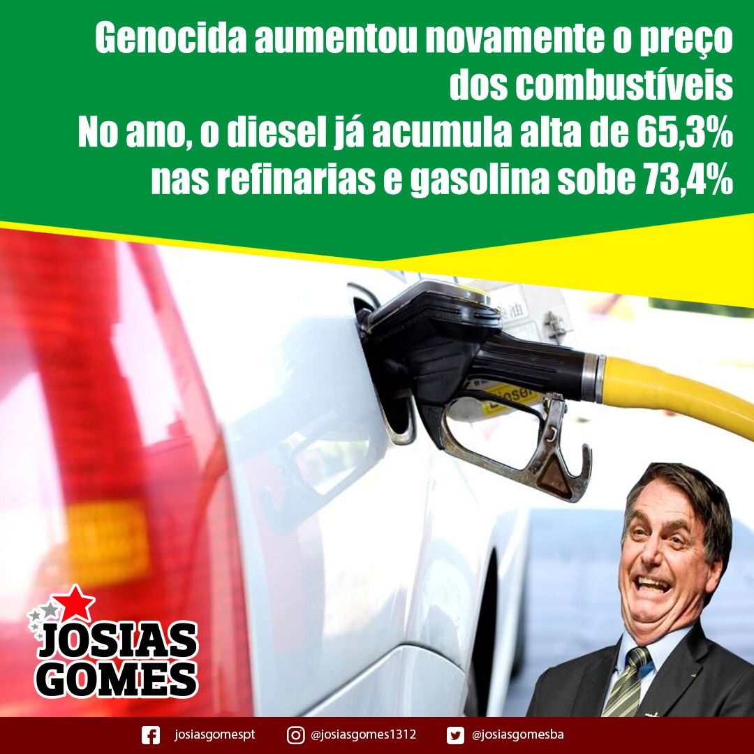 Desgoverno De Bolsonaro Promove Mais Um Aumento Do Preço Da Gasolina!
