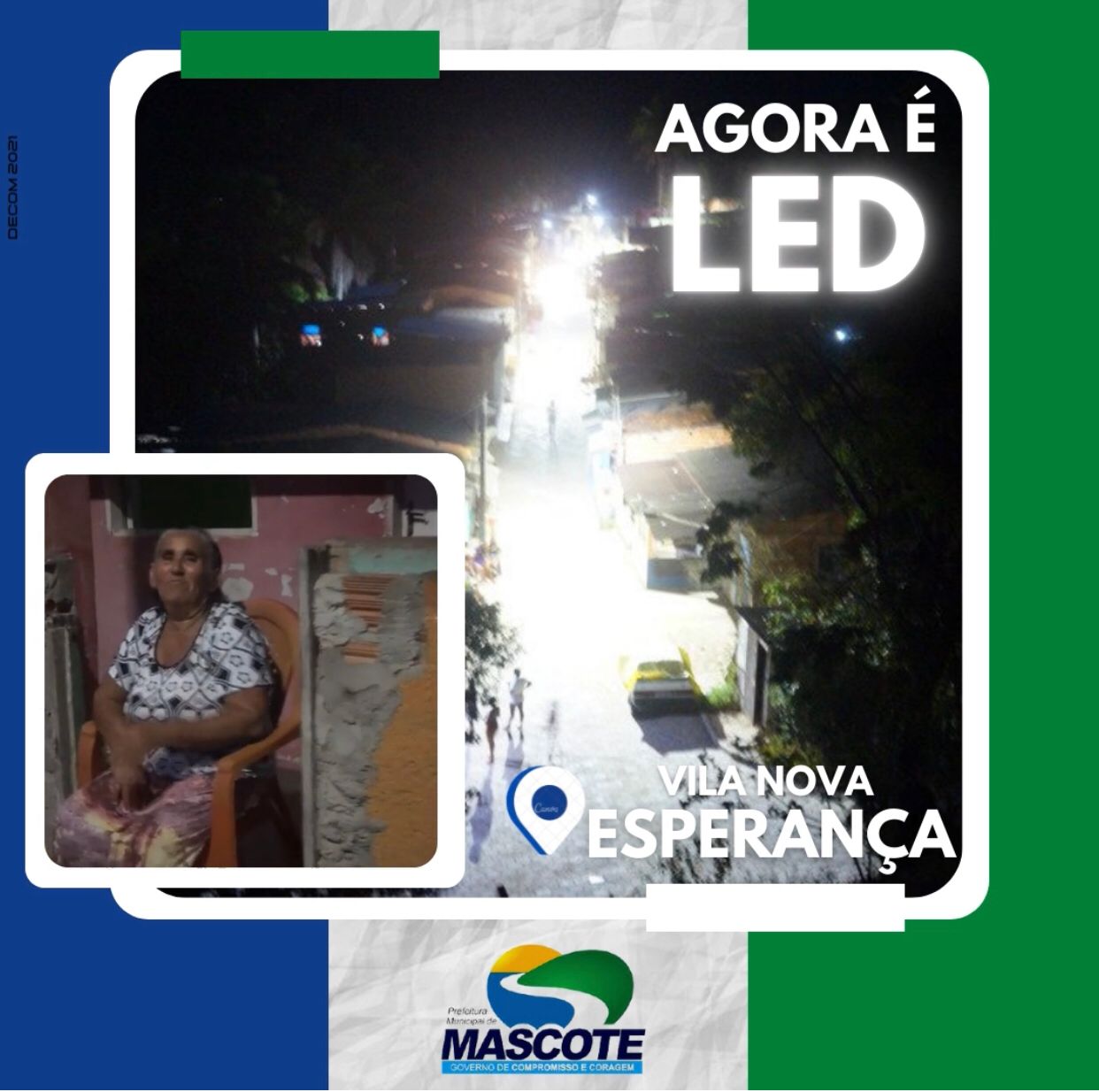 Mascote: Bairro Vila Nova Esperança Ganha Iluminação Em LED!