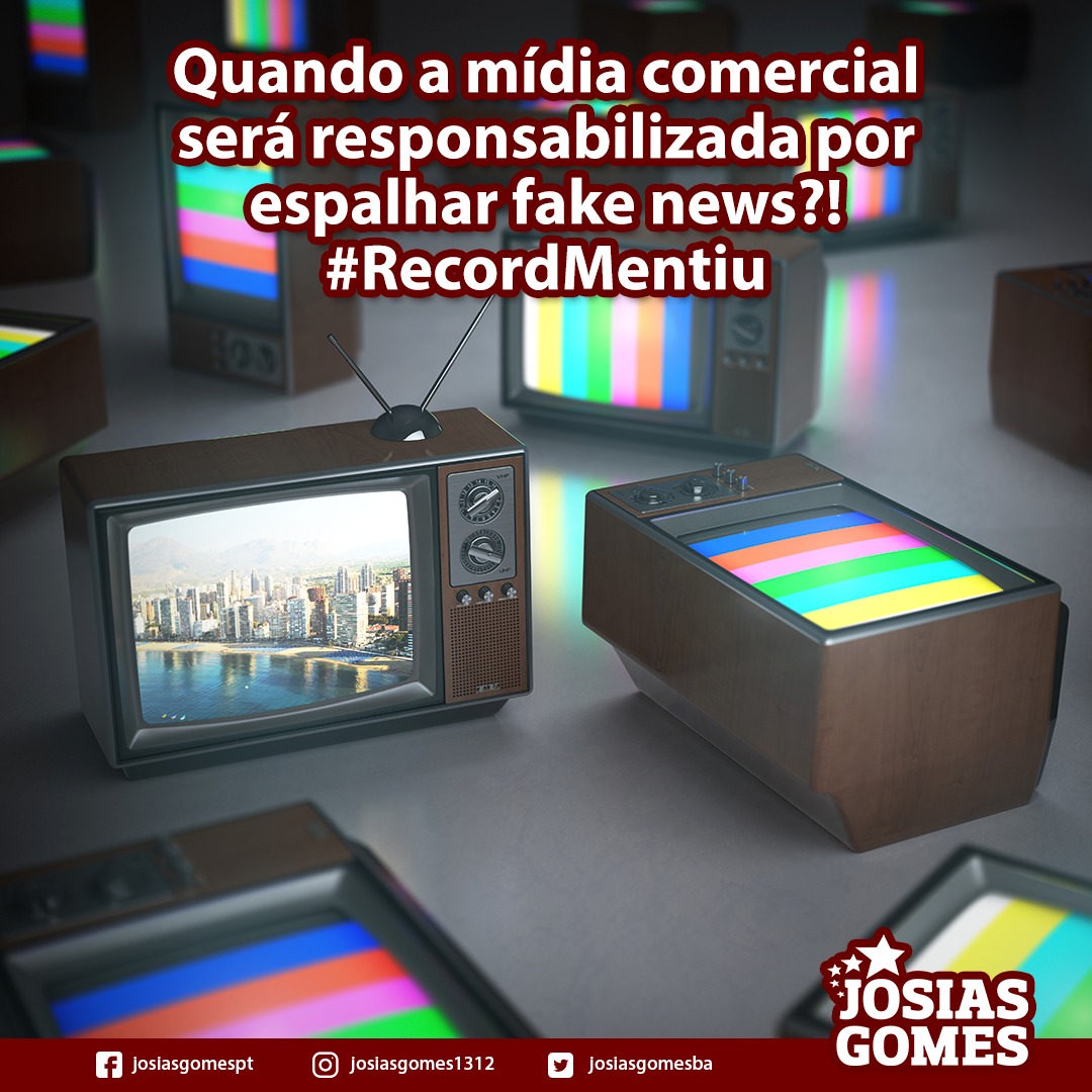 TV Record Publica Fake News E Continua Impune!
