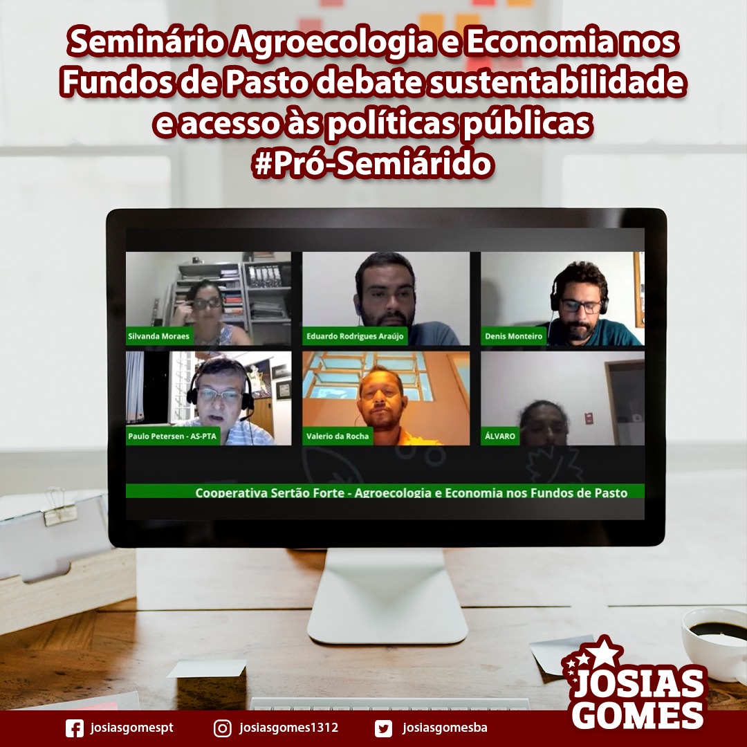 Seminário Virtual Apoia As Comunidades De Fundo De Pasto Da Caatinga!