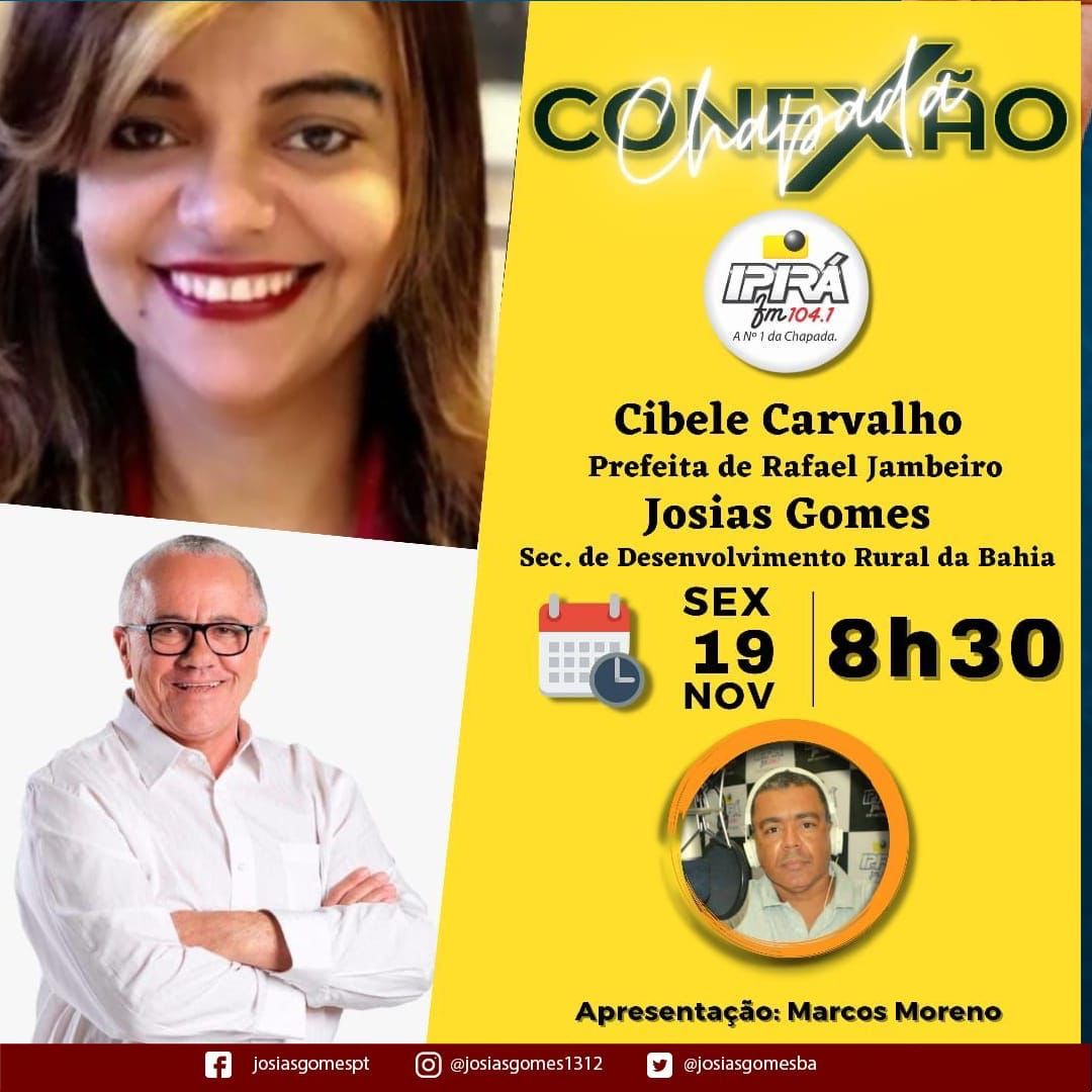 Josias E Cibele No Programa Conexão Chapada, Da Rádio Ipirá FM 104.1