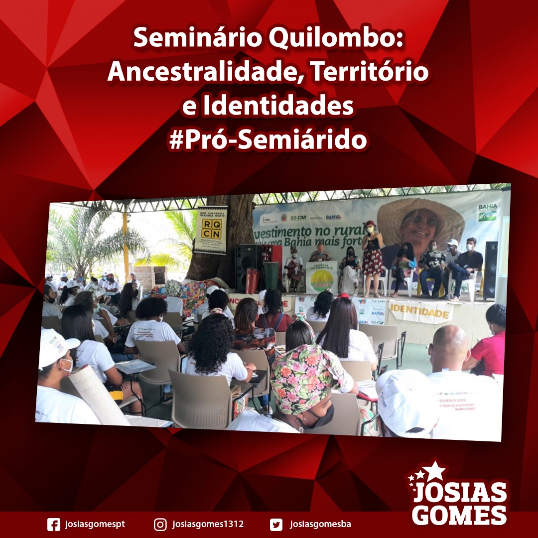 Jacobina Sediou O Seminário Quilombo: Ancestralidade, Território E Identidades!