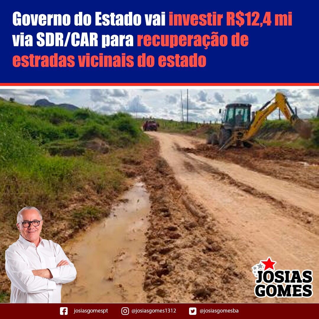 Governo Do Estado Vai Investir R$12,4 Mi Para Recuperação De Estradas Vicinais Do Estado