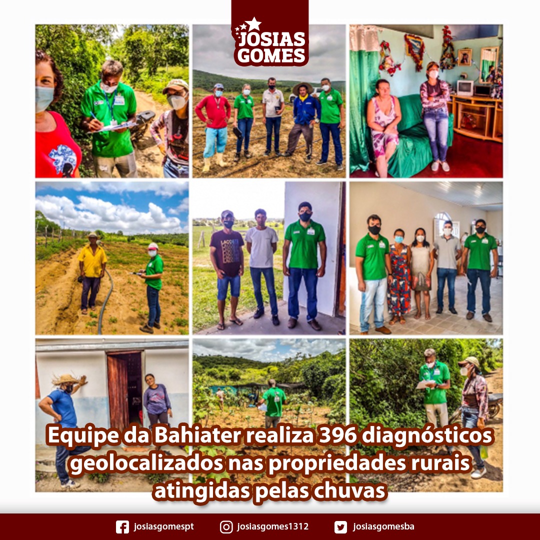 Bahiater Realizou 396 Diagnósticos Geolocalizados De Propriedades Agrícolas!