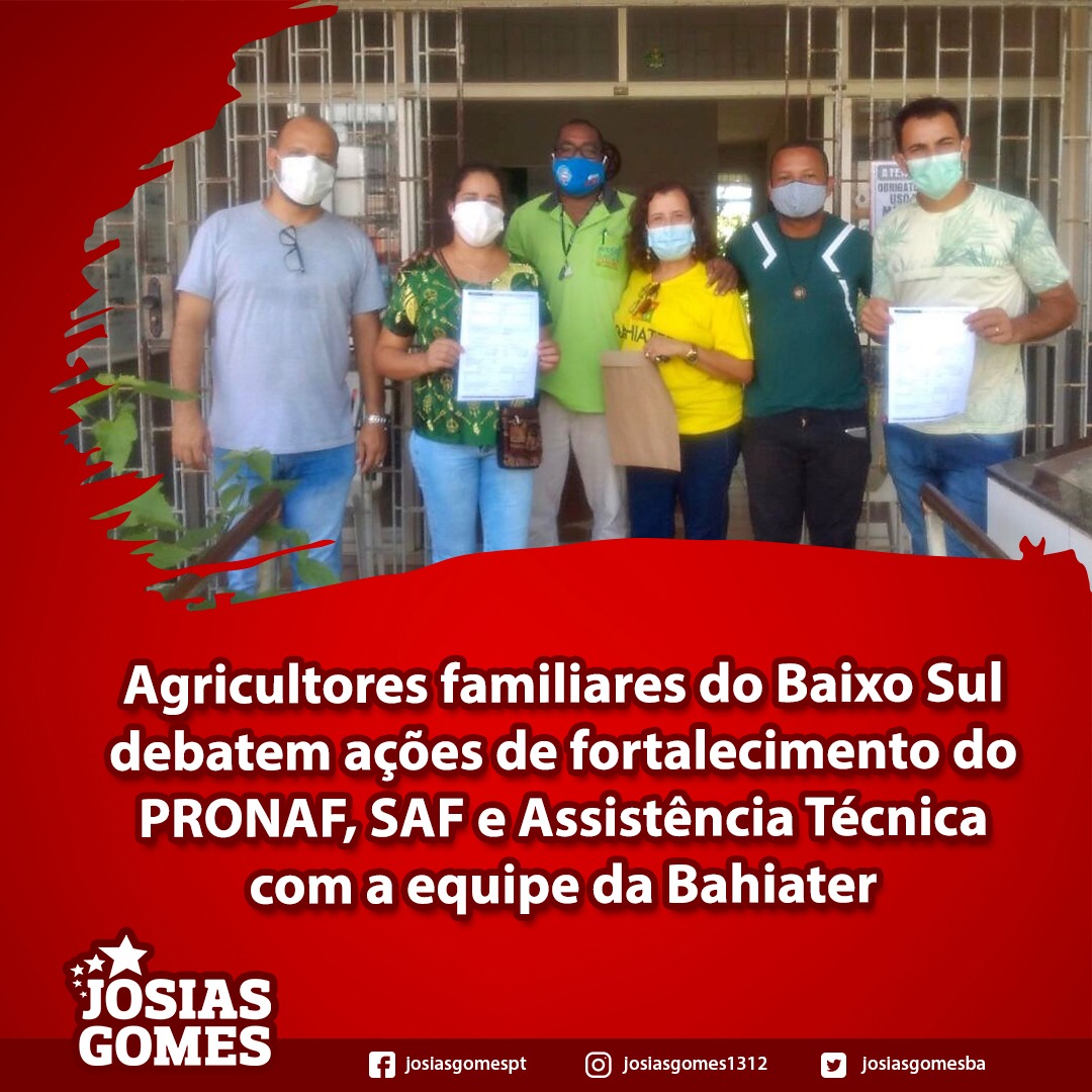 Bahiater Debate Ações Em Benefício Dos Agricultores Familiares De Camamu!