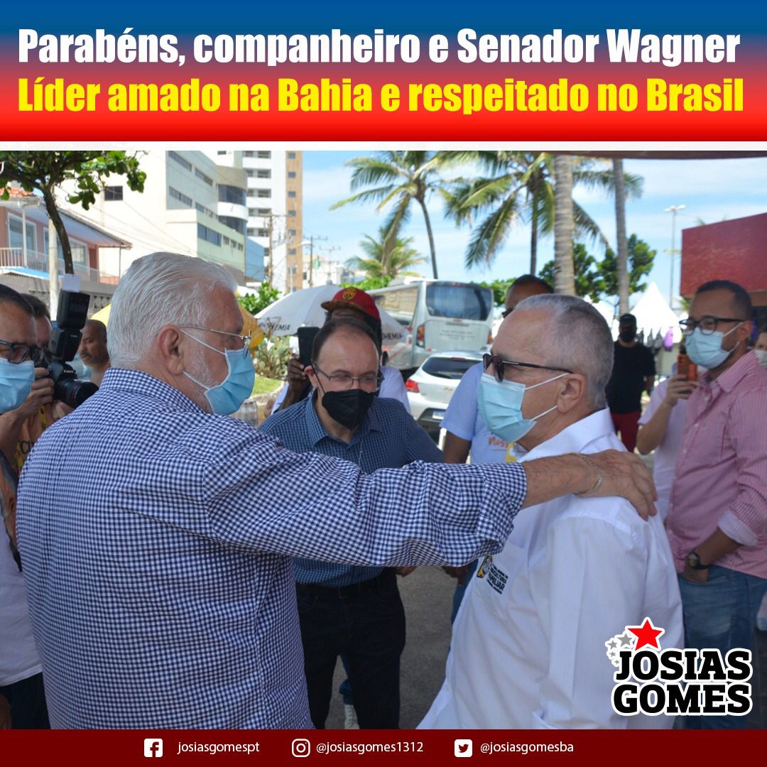 Parabéns, Senador Jaques Wagner