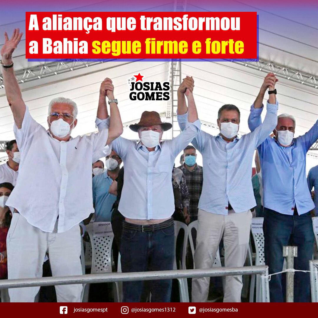 A Bahia Vai Continuar No Caminho Do Trabalho E Transformando A Vida Das Pessoas!