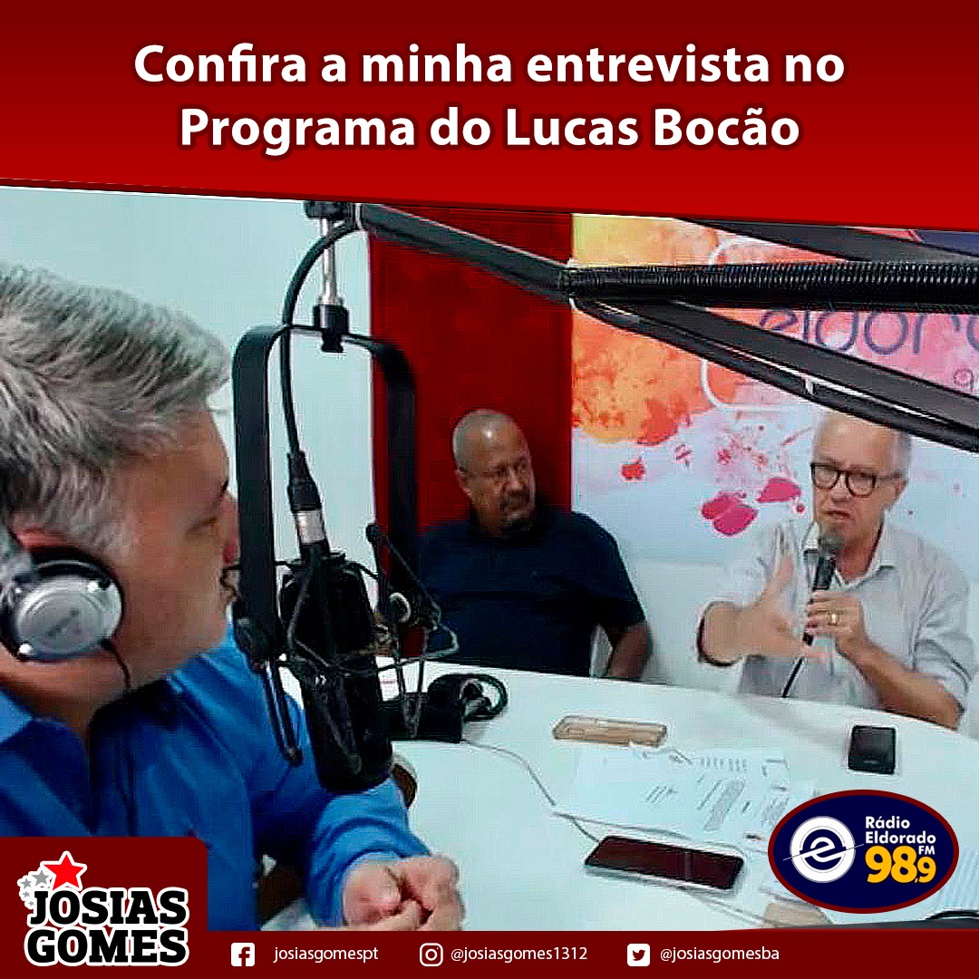 Entrevista De Josias Gomes à Lucas Bocão