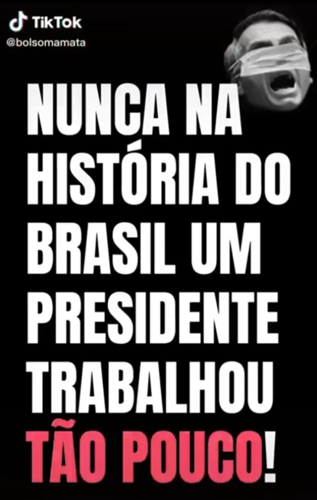 Nunca Na História Do Brasil Um Presidente Trabalhou Tão Pouco!