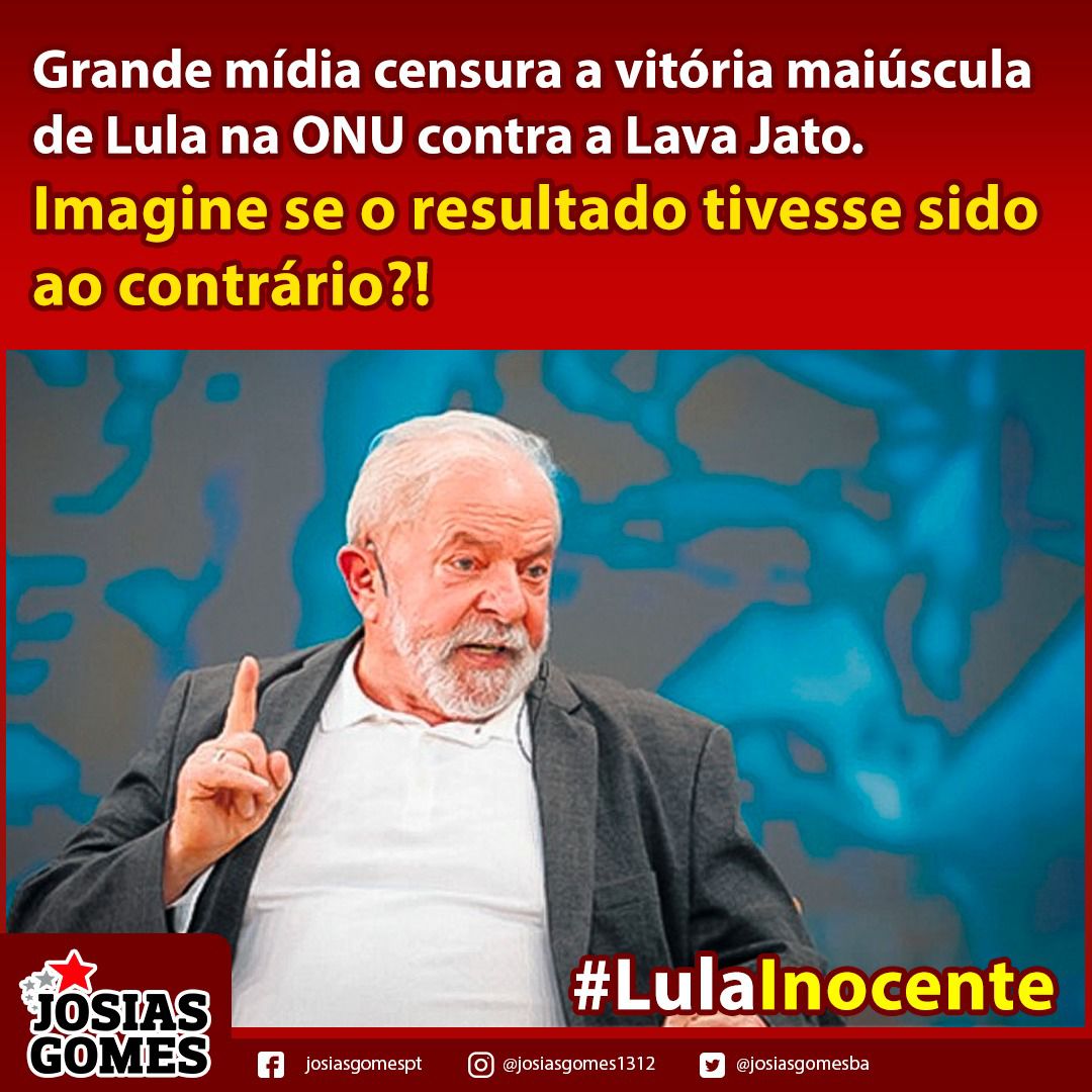Até Quando O Dito Jornalismo Profissional Vai Perseguir Lula E O PT?
