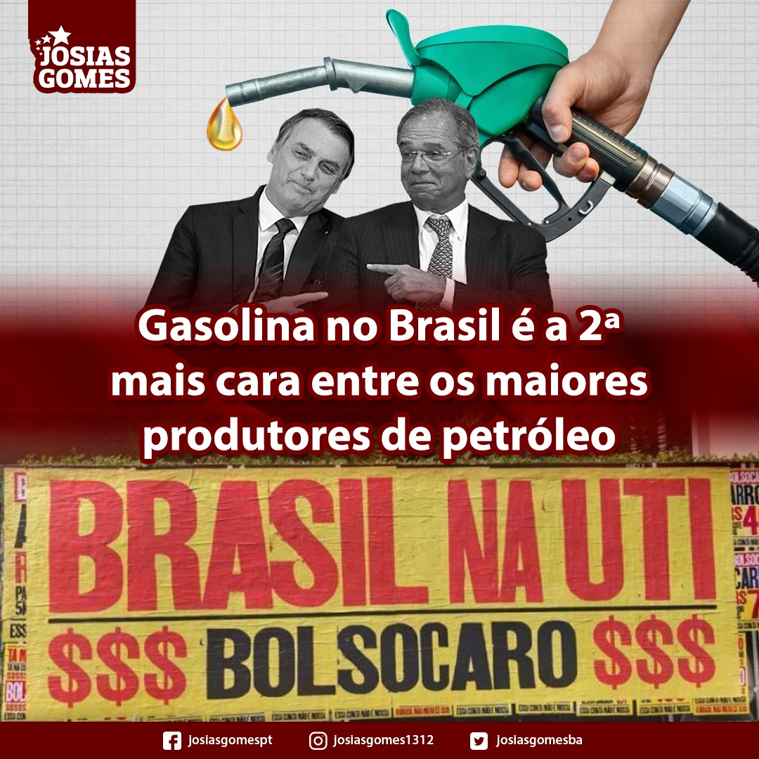 Gasolina Cara é Culpa De Bolsonaro