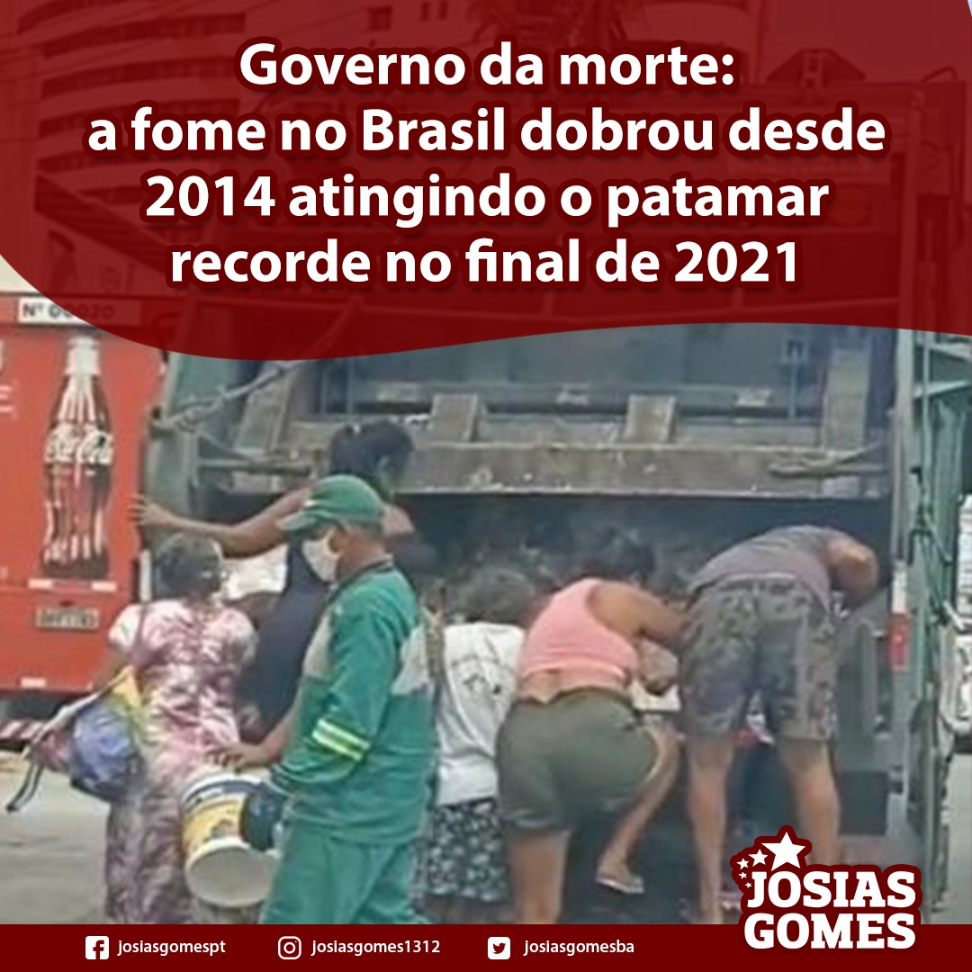 Bolsonaro Deixou O Brasil Refém Da Fome!