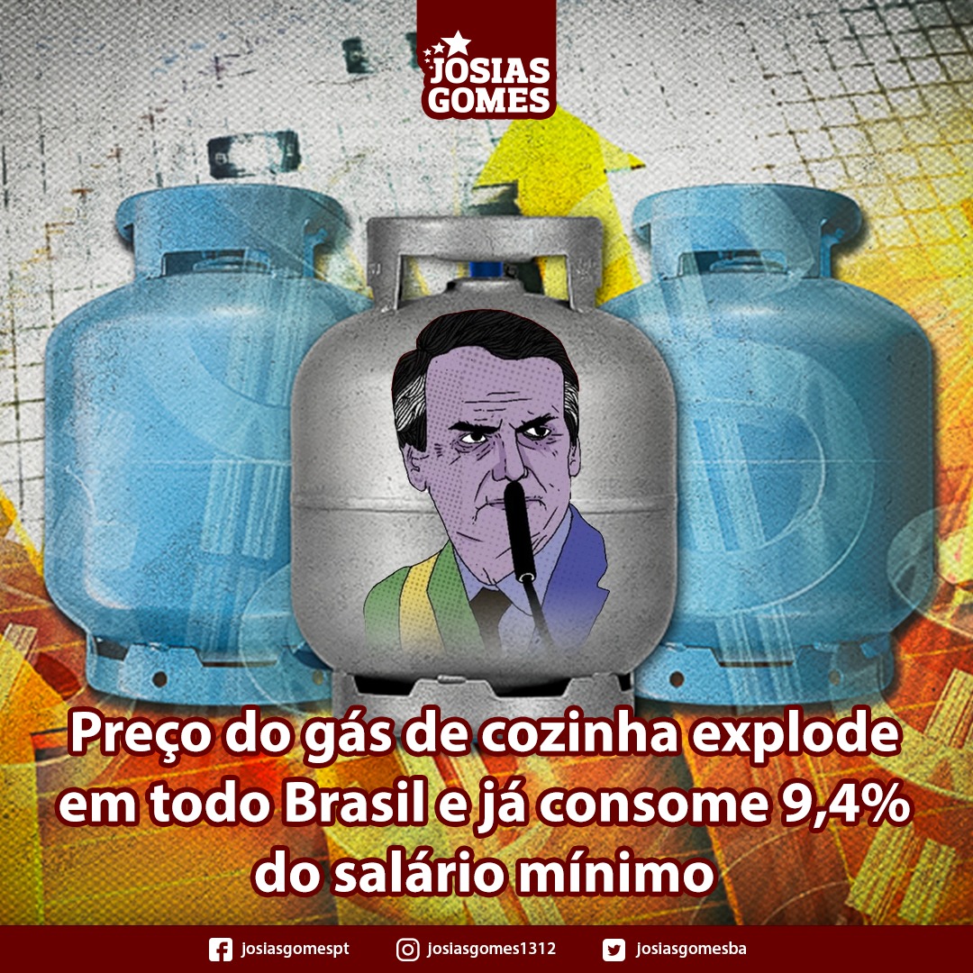 Preço Do Gás Nas Alturas. A Culpe é De Bolsonaro!