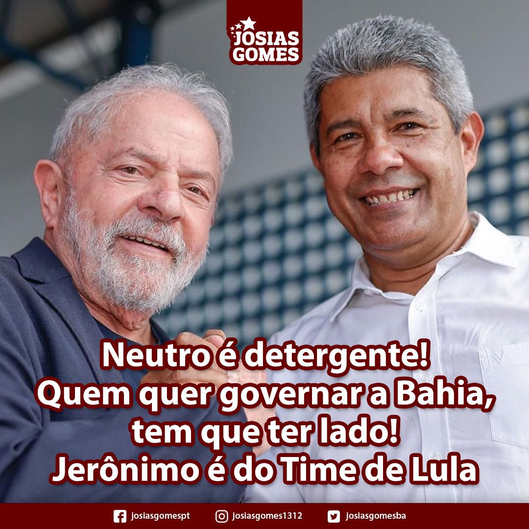 Jerônimo Rodrigues é O Pré-candidato Do Time Do Lula