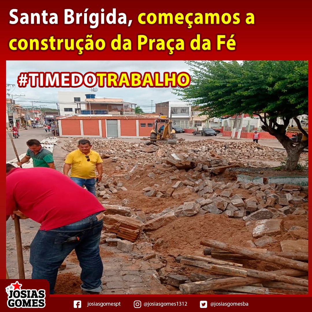 Iniciamos As Obras Da Praça Da Fé Em Santa Brígida