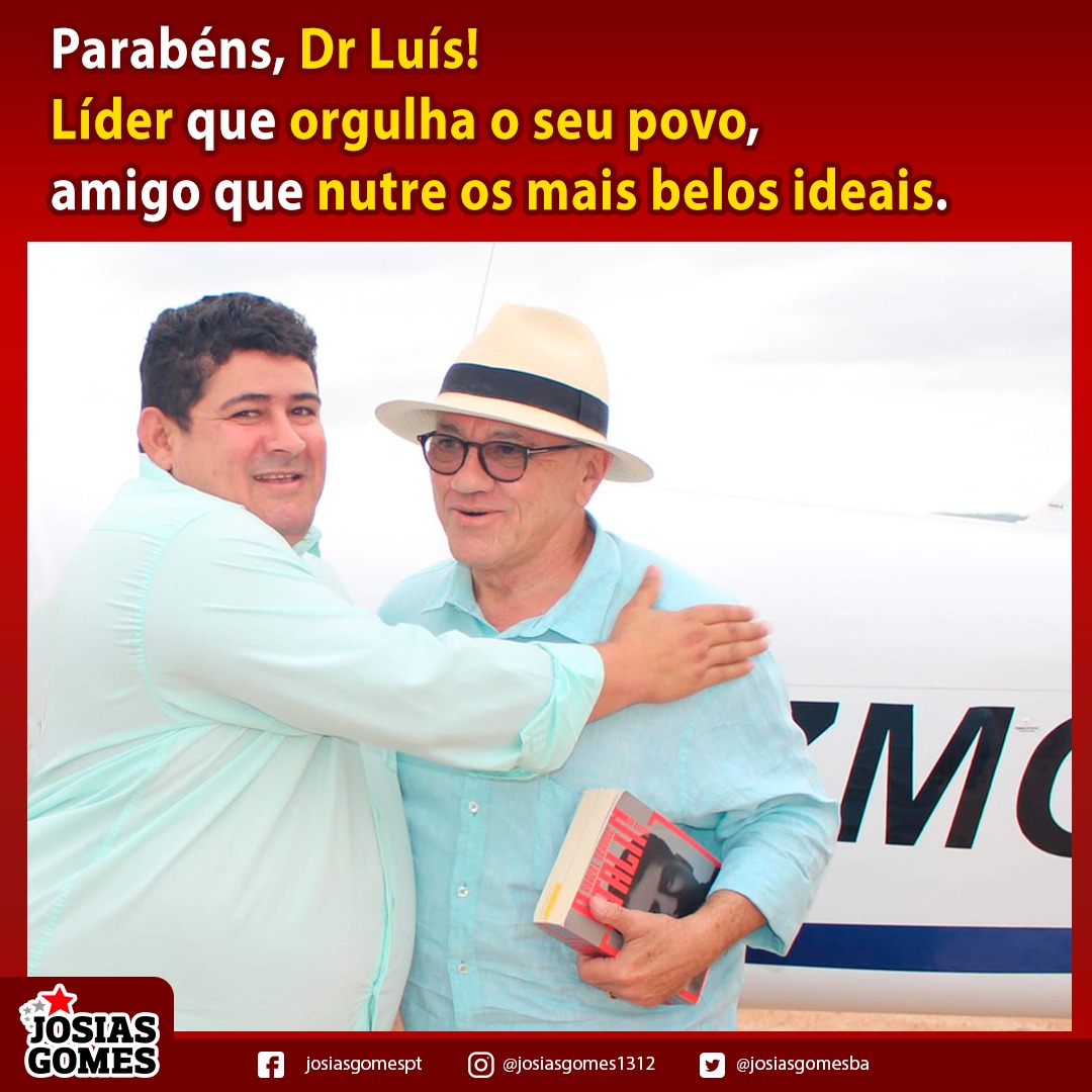 Parabéns Dr Luís, Líder Popular Do Altar Do Sertão